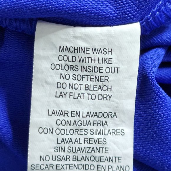 Fabletics Royal Blue Mosa Maxi Dress Mesh Racerback All Way Stretch - Picture 8 of 8